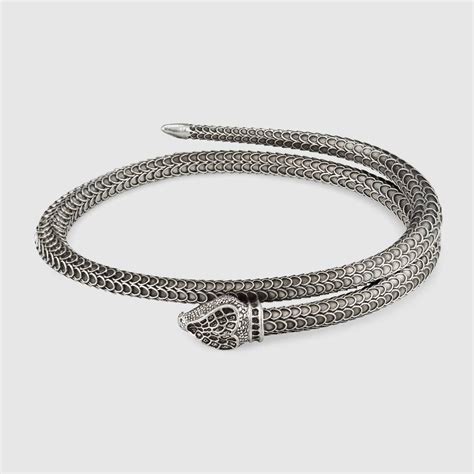 gucci men's snake bracelet|sterling silver snake bracelet.